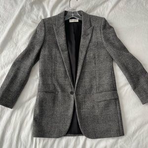 SOLD Saint Laurent Plaid Houndstooth Prince of Wales Blazer F34 Like New